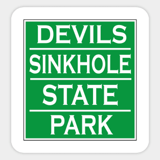 DEVILS SINKHOLE NATURAL AREA Sticker